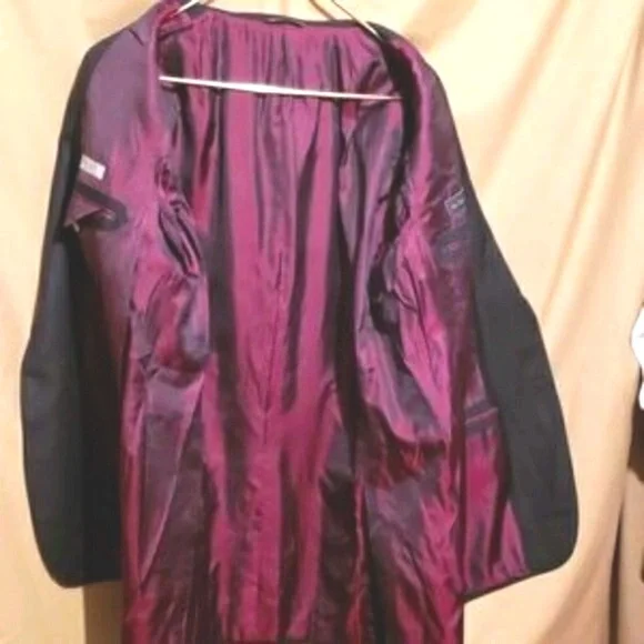 MEN TRUSSINI ITALIAN-MADE BLK MEN'S BLAZER SZ 48